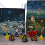 Exposition peinture de l'artiste ukrainienne Halyna Morozova et expo vente de l'atelier "les Petites mains" du 9 au 11 décembre à la Maison paroissiale