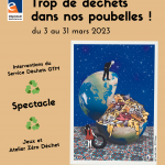Exposition - "trop de déchets dans nos poubelles" à la médiathèque du 3 au 31 mars 2023