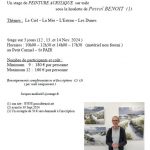 Stage de peinture acrylique avec Pascal BENOIT organisé par l'association CAF'ART'NAUM les 12, 13 & 14 novembre 2024