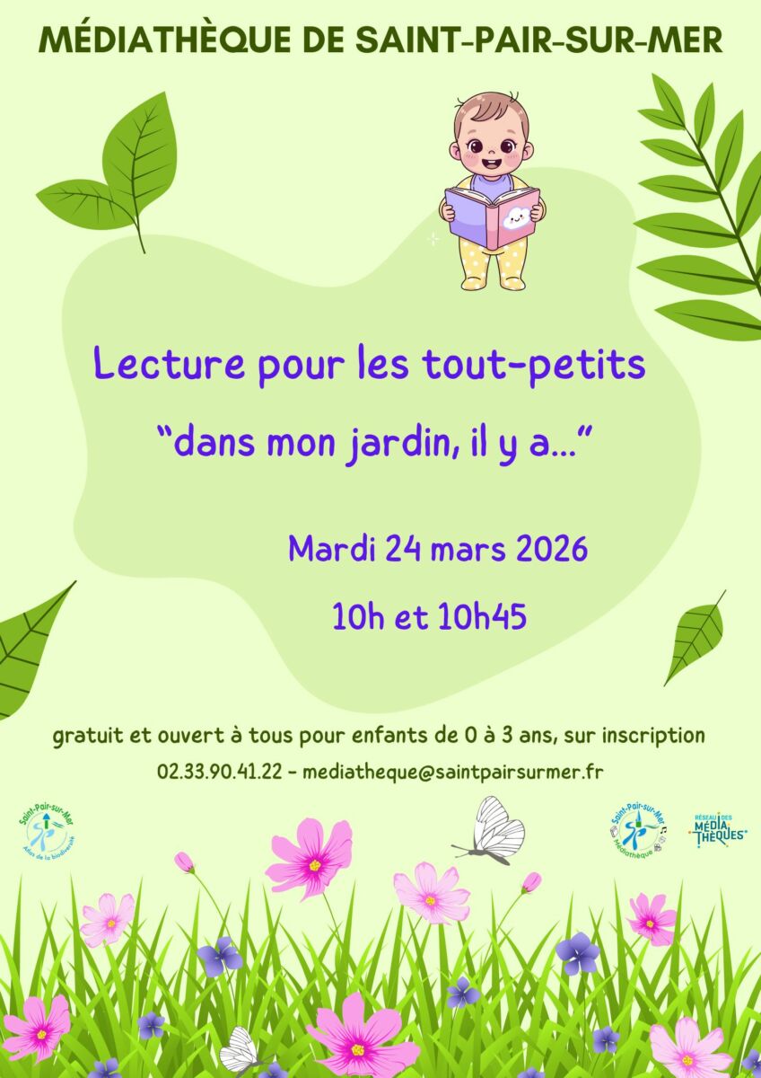 Lecture pour les petits Médiathèque de Saint-Pair-sur-Mer